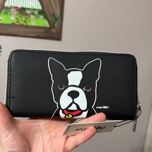 Marc Tetro Black Dog Print Wallet
